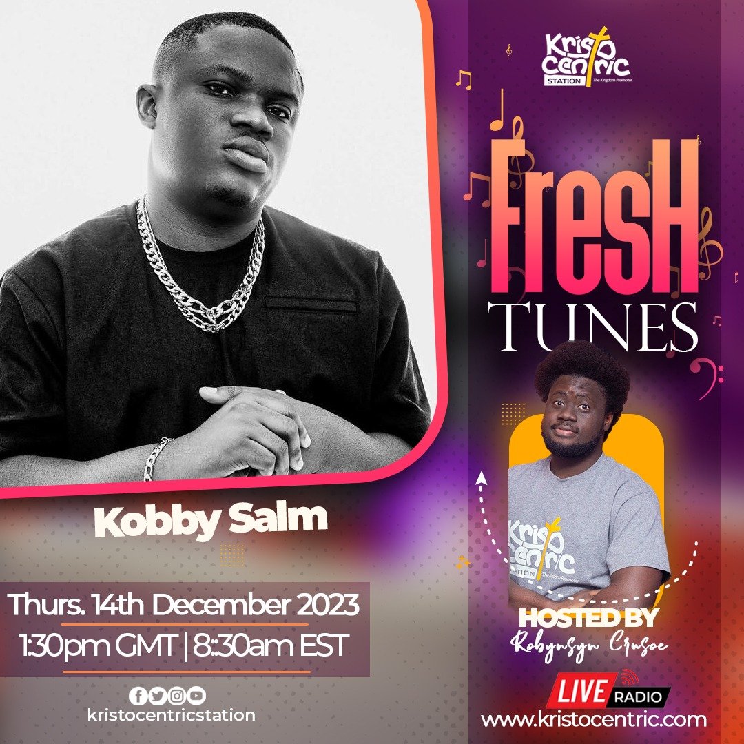 TERRIFIC THURSDAY 😉😉
.
Really looking forward to this one😄😉
.
Yhup! Let's have a FRESH CONVO on @kristocentric FRESHTUNES with @KobbySalm