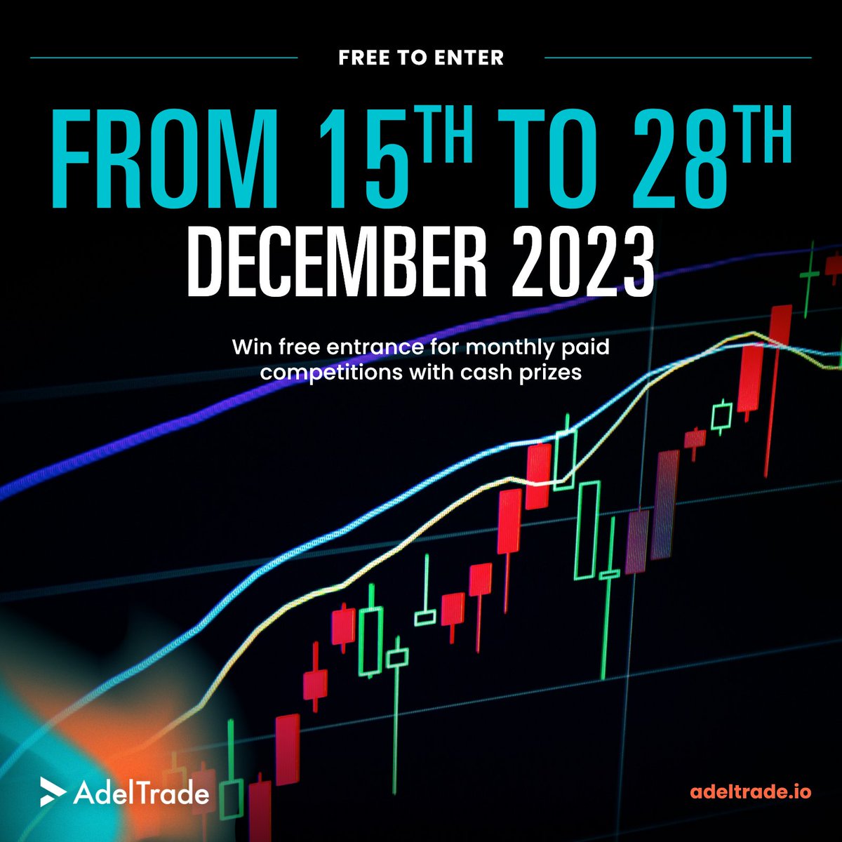 It's time for the last competition this year!

🆓FREE ENTRY for everyone!
🏆Top 10 #Traders secure a spot in the next PAID #cash prize competition!
🥇 Top 3 Traders score extra entries for Competitions of their choice!

Don't miss out on this opportunity!