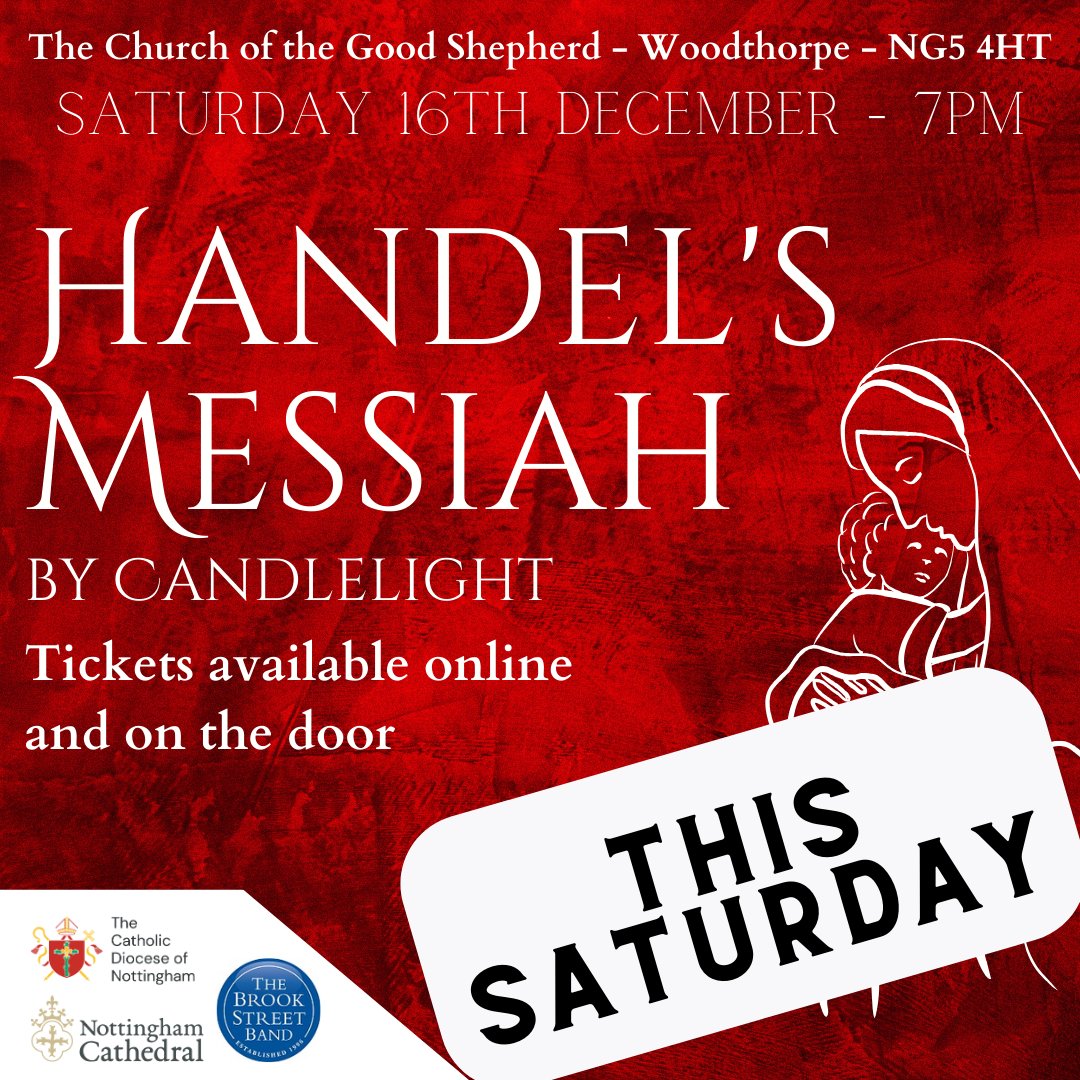 Tickets still available for Handel's Messiah this Saturday @GSChurchNotts 7pm! Tickets avaiable online and on the door eventbrite.co.uk/e/handels-mess… Give someone the gift of an wonderful experience this Christmas!