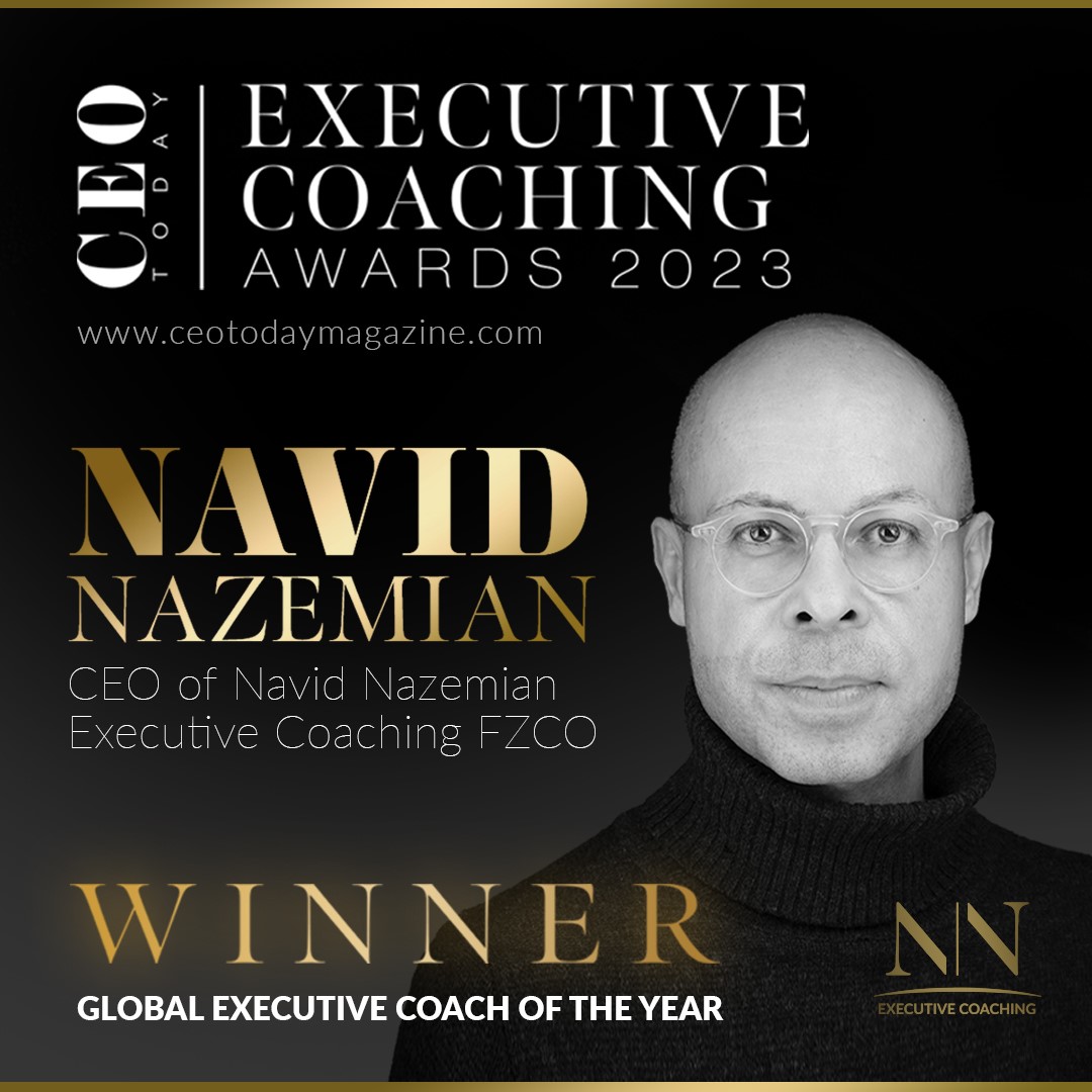 We are honoured to announce that Navid Nazemien, CEO of Navid Nazemien Executive Coaching FZCEO, has been awarded the 2023 Global Executive Coach of the Year Award.

Click here to read our exclusive interview with Navid! shorturl.at/qzD17