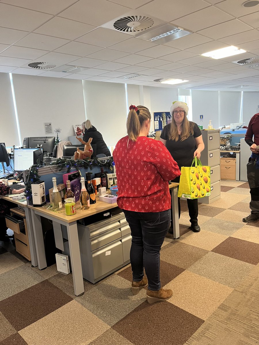 DeborahMackle's tweet photo. South West team celebrating Christmas and raising over £250 for cash for kids @EdinburghHSCP https://t.co/ixYaag7N0M