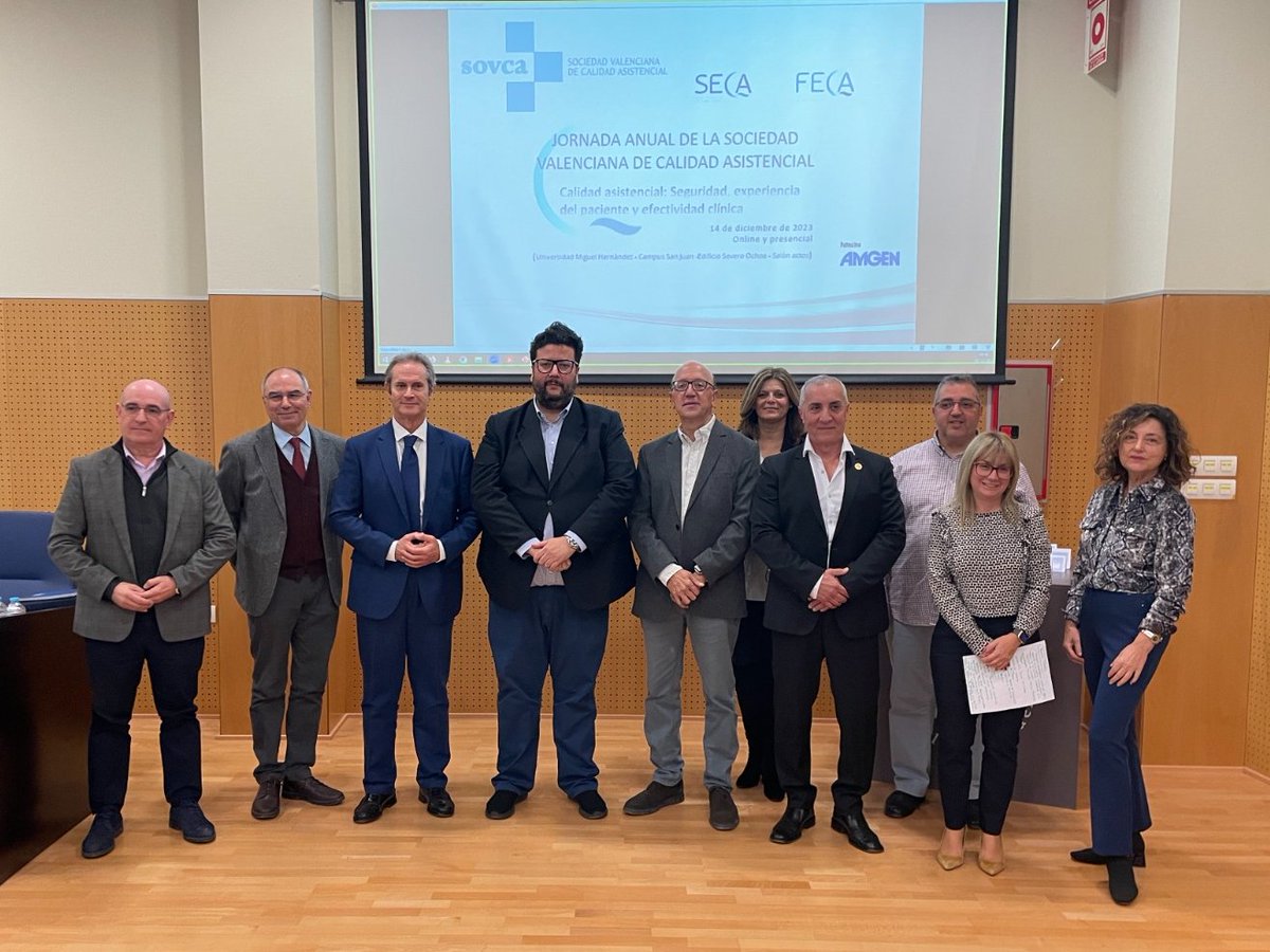 El director general de Información Sanitaria, Calidad y Evaluación de <a href="/GVAsanitat/">GVA Sanitat</a>, Juan Beltrán, inaugura la Jornada anual de la Sociedad Valenciana de Calidad Asistencial 'Calidad asistencial: Seguridad, experiencia del paciente y efectividad clínica' <a href="/InfoSovca/">Sovca</a> <a href="/UniversidadMH/">UMH</a>