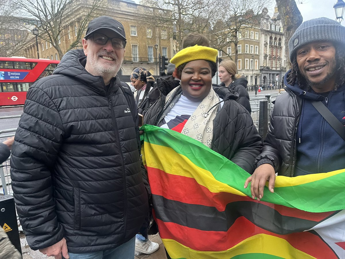 kamanga83's tweet photo. Yesterday at No.10 Downing Street handing a letter with our worries about the Shambles ZANU PF Government which is abducting killing any one try to speak up on the government people being incarcerated for false accusations so we’re here today saying ZANU PF must go. https://t.co/riWGfrfAsc