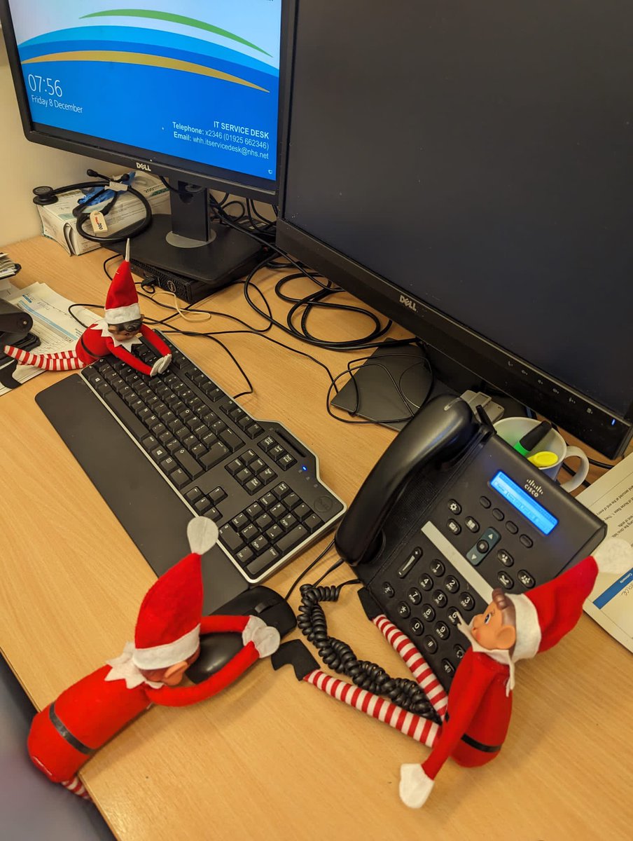 The Elf Helpers have been giving us a hand around the Department all week! <a href="/WHHPeople/">WHHPeople</a>