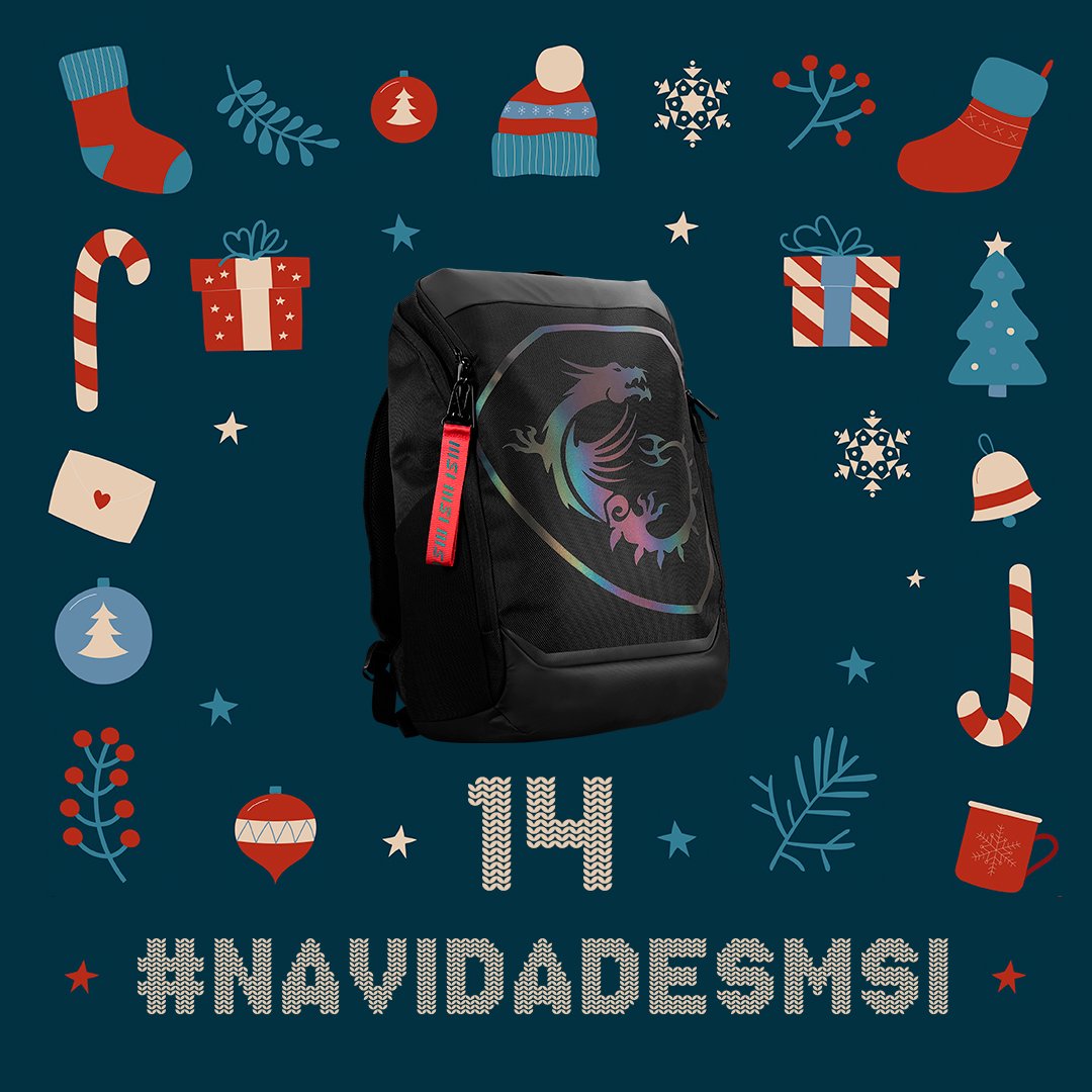 MSI Gaming España (@msi_es) on Twitter photo 🔥S O R T E O🔥
🚨Día 14: Mochila Gaming MSI🐉
Para participar
1) comentar #NavidadesMSI + el portátil MSI que meterías dentro
2) seguir a <a href="/MSI_ES/">MSI Gaming España</a> +RT🔁
Cuantas más veces comentes con #NavidadesMSI y diferentes portátiles MSI más posibilidades😉
Mañana otro sorteo😎 🔥S O R T E O🔥
🚨Día 14: Mochila Gaming MSI🐉
Para participar
1) comentar #NavidadesMSI + el portátil MSI que meterías dentro
2) seguir a <a href="/MSI_ES/">MSI Gaming España</a> +RT🔁
Cuantas más veces comentes con #NavidadesMSI y diferentes portátiles MSI más posibilidades😉
Mañana otro sorteo😎