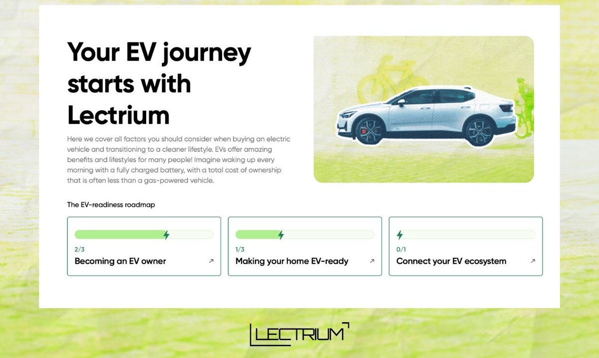 We’ve just launched the EV Readiness Roadmap on ProductHunt! 🎉

Ever wondered how to choose the right EV? Or which charger is best for your car &amp; home? 

Our roadmap is a one-stop destination where all your EV-related questions find their answers. We’ve even prepared an extra 🎁