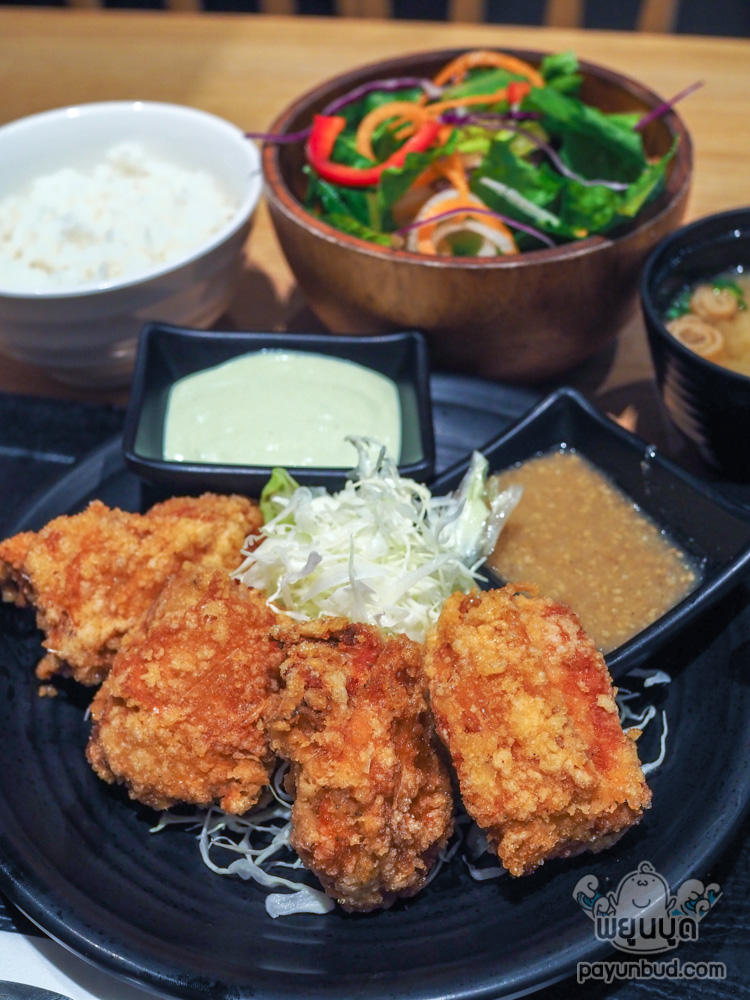 Payunbud's tweet photo. รักคารายามะมากกก รัก���อสเกลือวันก่อนซอสเกลือหมด วันนี้ได้กินแย๊ว ดีใจ ;   ; ) จุดเด่นคือทอดมากรอบ ด้านในเนื้อฉ่ำ ซสให้เลือกเยอะส่วนตัวรักซอสเกลือมาก ชุดข้าวไม่แพง ราคาnet ไม่มี+  ไก่นัมบังก็อร่อยนะ งืออออ 

แต่ สาขาแถวบ้านอุ๋งคือแฟชั่น ไม่ค่อยได้ไป นี่ไปกินสยามมาล่ะ https://t.co/5EostggKli