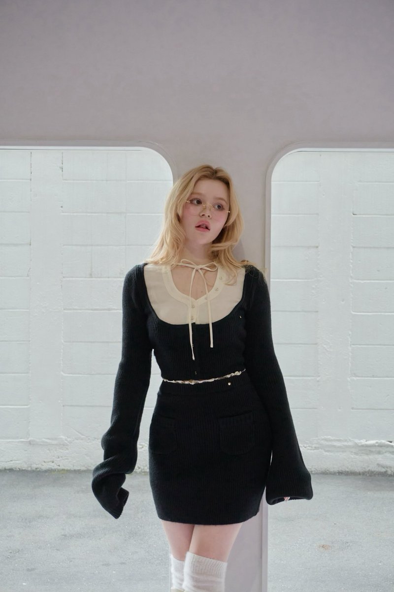 トップス andmary Alicia ribbon knit tops Alicia ribbon knit tops