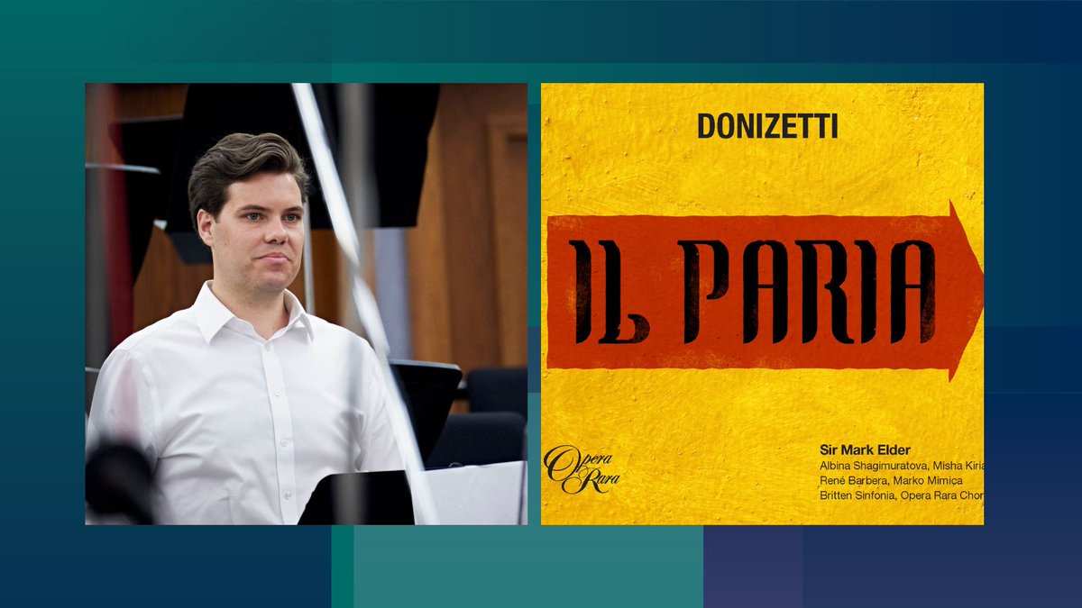 OperaRara's tweet photo. Today we focus on @AtkinsTenor who made his studio recording debut with us in our most recent #Donizetti release Il Paria.
Our #RecordingFirsts #TrackOfTheDay is a scene from Act 2 of the opera with @BrittenSinfonia: https://t.co/OlCh4vuF8l
Photo (c) Victoria Cadisch https://t.co/fisiWpKQeS