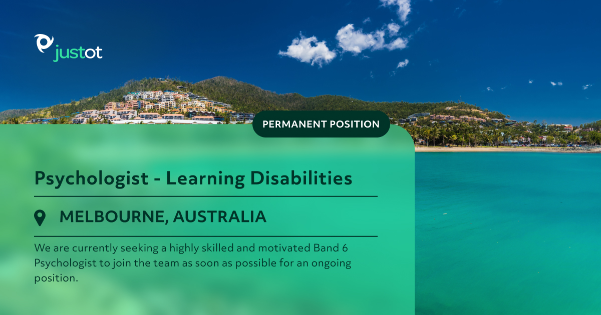 JustOt_'s tweet photo. Unlock Your Potential as a Psychologist in Melbourne! 🌟 Join our team and make a difference in the lives of children and adults with disabilities. 
💰 Salary: $80,000 - $100,000
⏰ Hours: Full-Time

Apply now! https://t.co/KHP29QQcIk
#Psychologist #MelbourneJobs https://t.co/HTY6RD7BcM