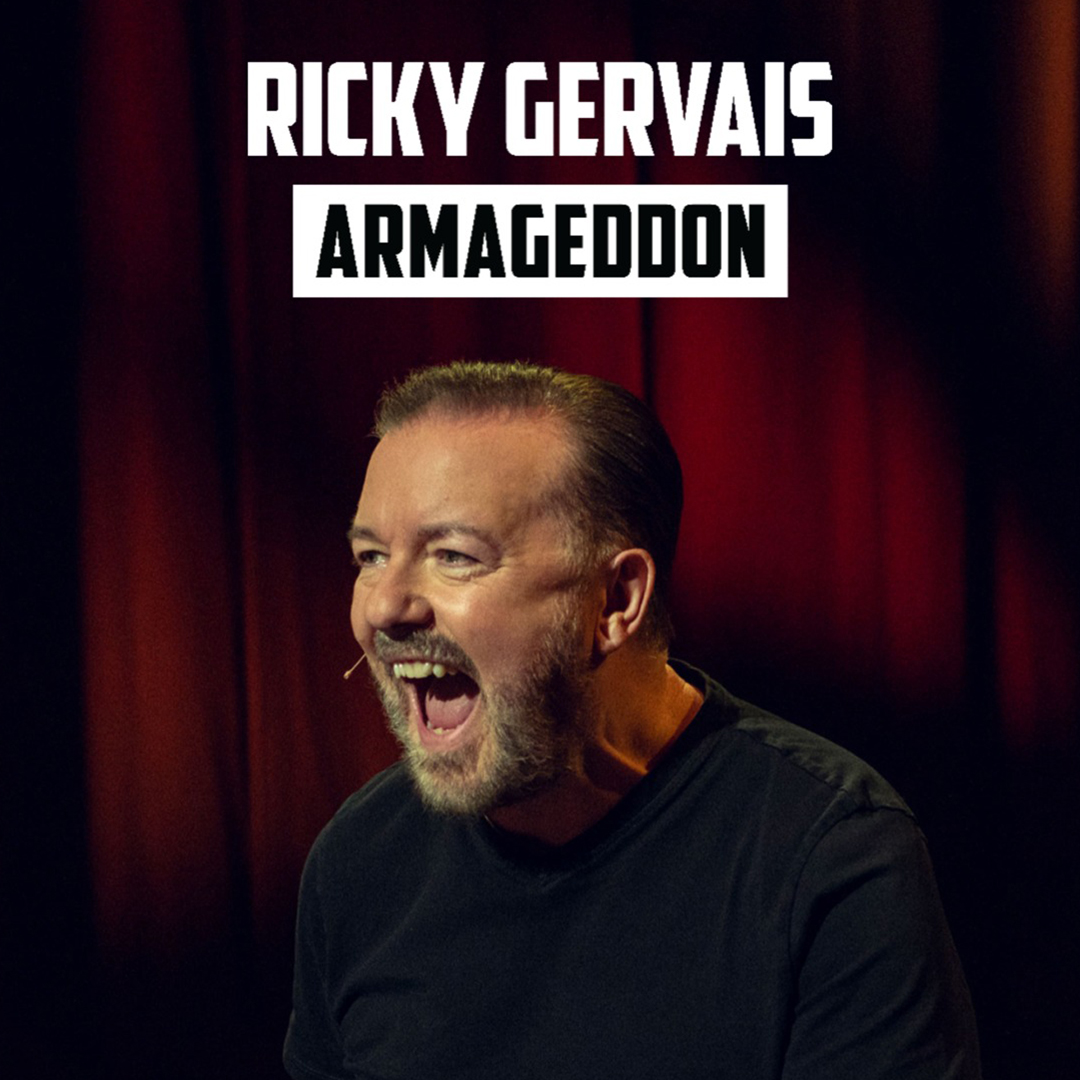 OUT NOW! The Christmas present you never knew you needed! BAFTA Award-Winning comedian and Actor, @rickygervais brings you 'Armageddon'. His latest Netflix special, from his record-breaking world tour. Stream it now on @NetflixMENA!