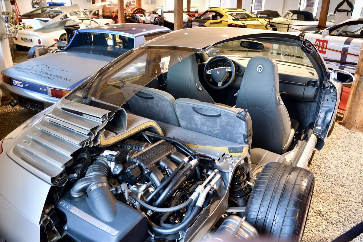 Who doesn’t love a good cutaway! Here’s one from the Porsche museum in Gmünd back in May.