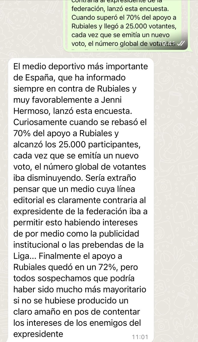Comparto MENSAJES DE CONOCIDOS Y AMIGOS.
AD+ respuesta ALUCINANTE dada por UN PERIODISTA: EXPLICA resultado de la ENCUESTA con “SÓLO” 72% DE LOS VOTOS a mi favor
🙏❤️

Hice una entrevista. Solo di mi opinión.
¿Por qué la censuran? No había motivos 🤦‍♂️❌

youtube.com/live/zJHDgd49l…