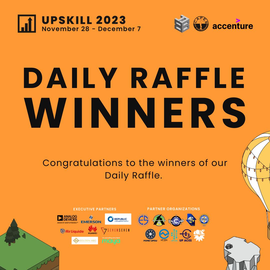 UPCAPES's tweet image. Another blast!

Congratulations to those who won our daily raffles! Thank you to those who joined Upskill 2023. See you again in our next events as we continue our campaign, #BuildYourBase!

Please message Upset Panco on Facebook to claim your prize.

#UPCAPES
#Upskill2023
