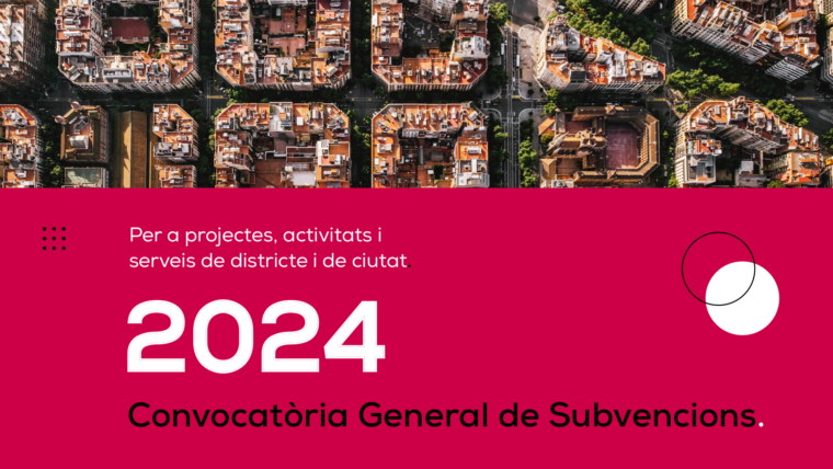 BCNCiencia's tweet photo. 📢 Publicat l’anunci de la Convocatòria General de #Subvencions2024 de @bcn_ajuntament

👉 Assignació pressupostària de 400.000 euros
✔️ Per a projectes sense afany de lucre que es desenvolupin o repercuteixin a #Barcelona
🗓️ Presentació sol·licituds: del 8 al 25 de gener

+ https://t.co/Ftm7U8Klsl