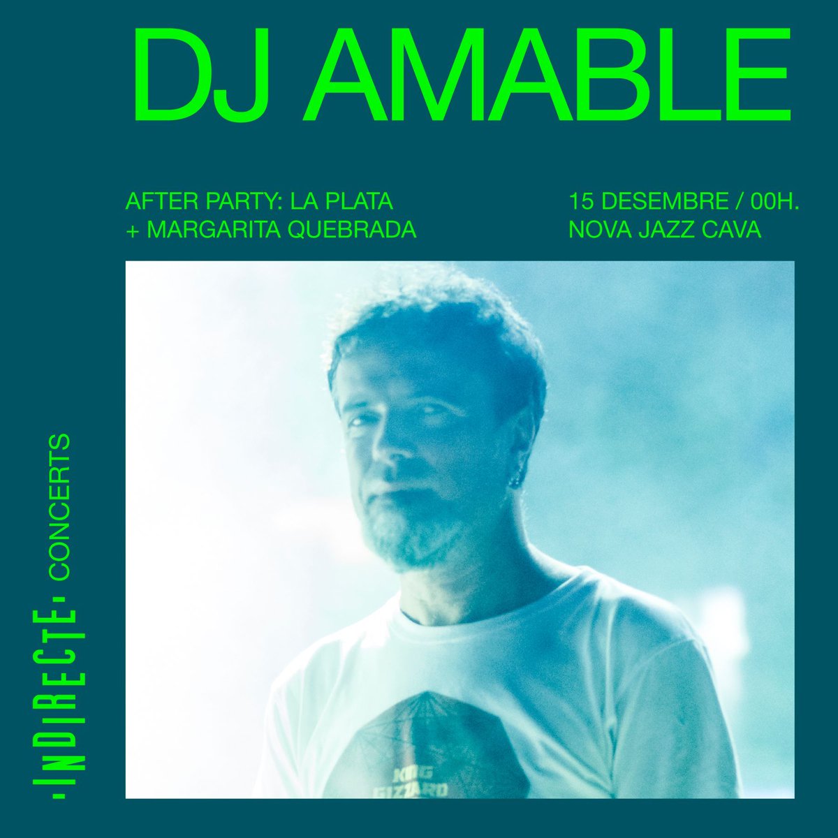 TerrassaMusica's tweet photo. DJ AMABLE ens acompanyarà després de les actuacions de LA PLATA + MARGARITA QUEBRADA i ens farà ballar tota la nit amb una selecció musical excel·lent, el seu historial com a DJ només ens fa confiar en cada cançó que ens posarà per ballar sense parar. 

https://t.co/xLQa30VEha https://t.co/Zmo71ikebX