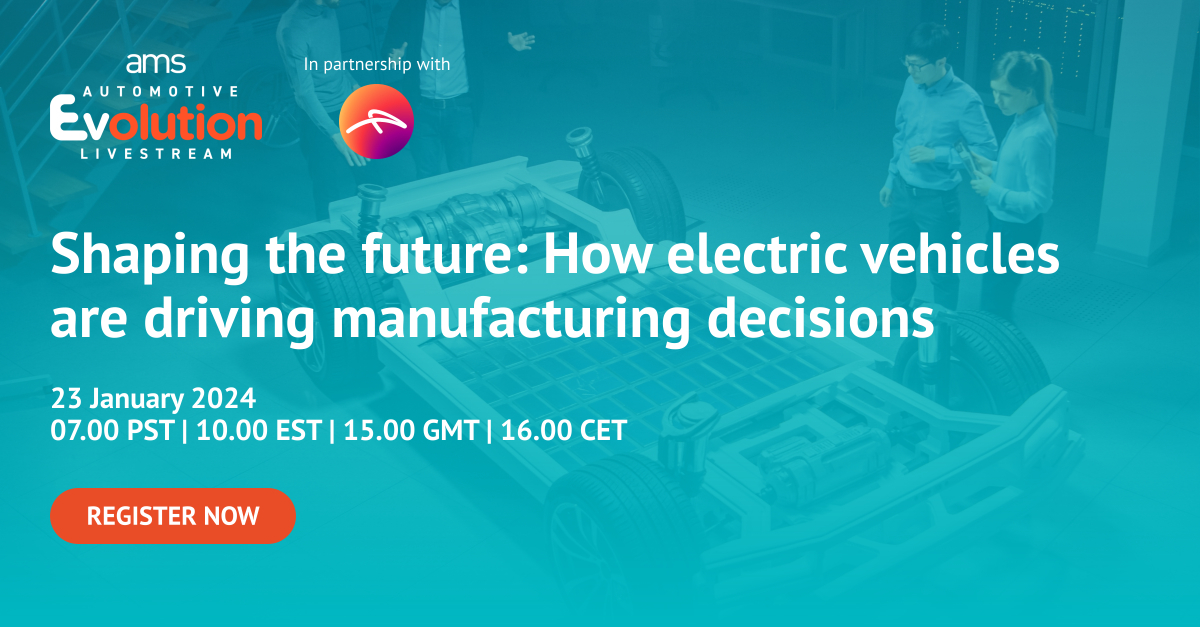 Join us 23.01.24 for our Premier Livestream, with ArcelorMittal: Shaping the future: how electric vehicles are driving decisions on architectures, materials and manufacturing. Stay tuned for exciting speaker updates Register now: bit.ly/47VFcR7 #AMSpremierlivestream