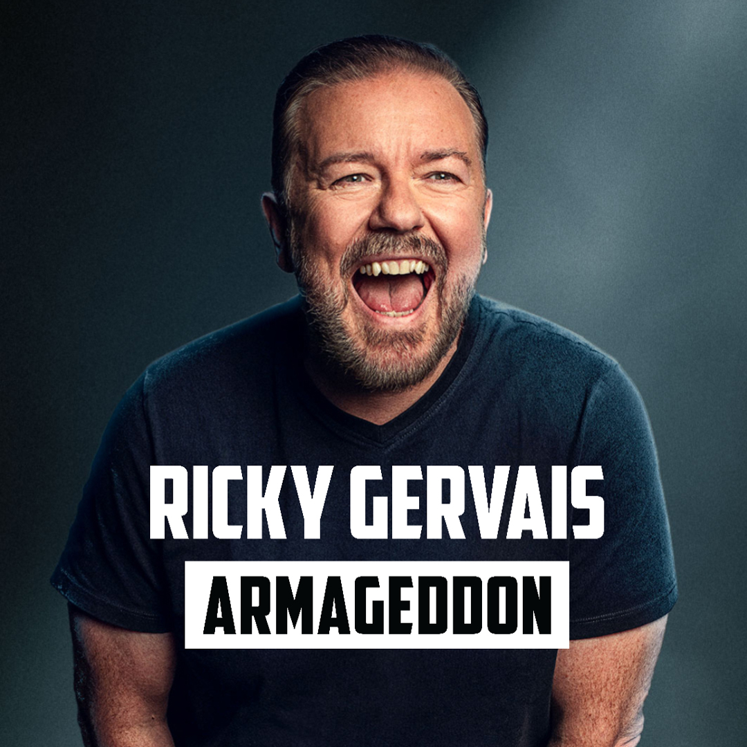 COMING SOON! Award-winning comedian @rickygervais is returning to @NetflixMENA with his record-breaking stand-up show 'Armageddon' on Dec 25th. 'For the next 2000 years, people will remember the 25th December as the day 'Armageddon' was released on Netflix' - Ricky Gervais