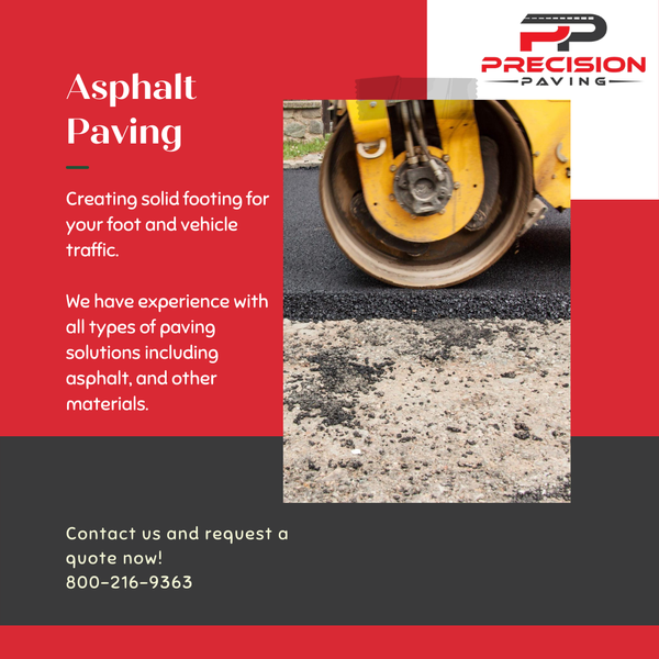 PavingPrecision's tweet photo. With extensive experience in various paving solutions, including asphalt and more, we're your go-to experts for quality and reliability. Trust us to pave the way for a safer, smoother journey. Contact us today! 💼✨ 

#AsphaltPaving #PrecisionPaving #QualityMatters https://t.co/KplHh4GPht