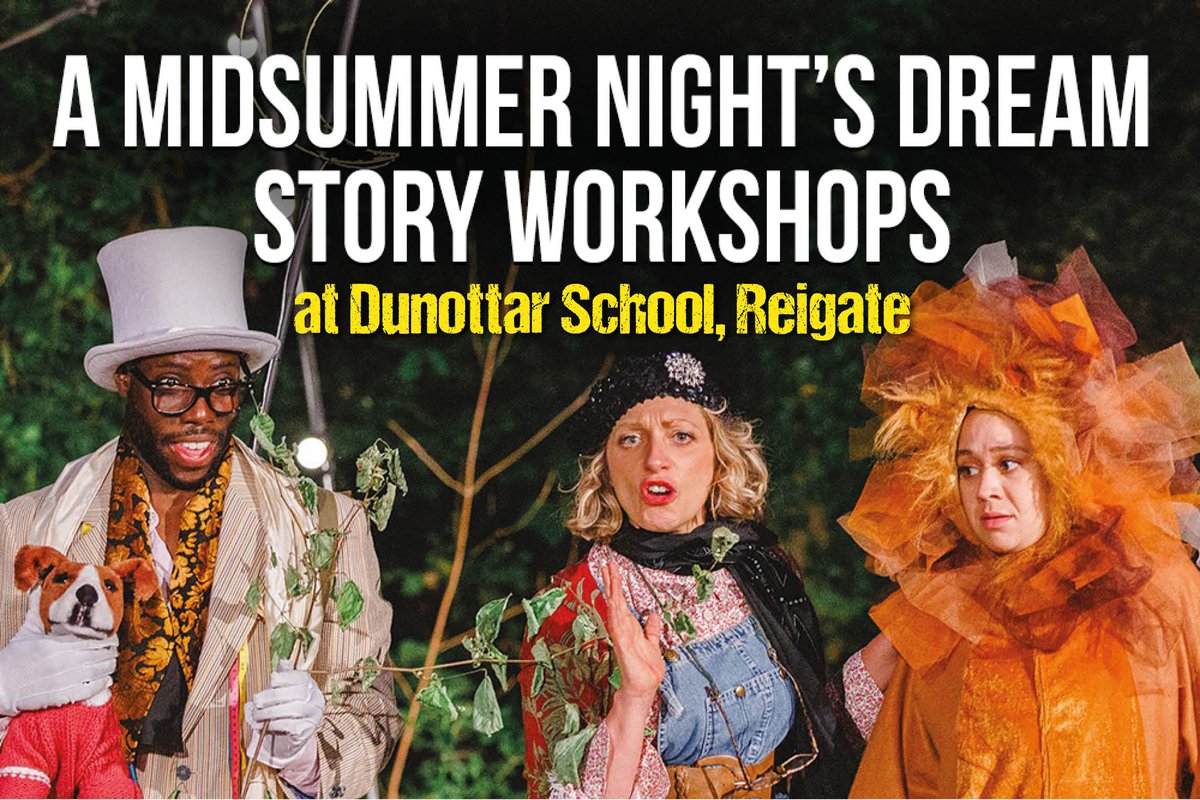 Today we’re at Dunottar School in Reigate, for A Midsummer Night’s Dream workshop. Looking forward to exploring this wonderful and magical Shakespeare play.

Visit bit.ly/gscworkshop

#GSC #Guildford #theatre #localtheatre #community #macbeth #dramaclubs