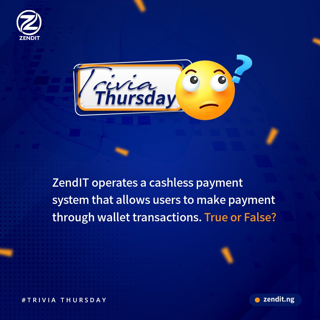Zendittech's tweet photo. How true is your answer? #Zendit #ZenditTrivia https://t.co/Uqc31CI07D