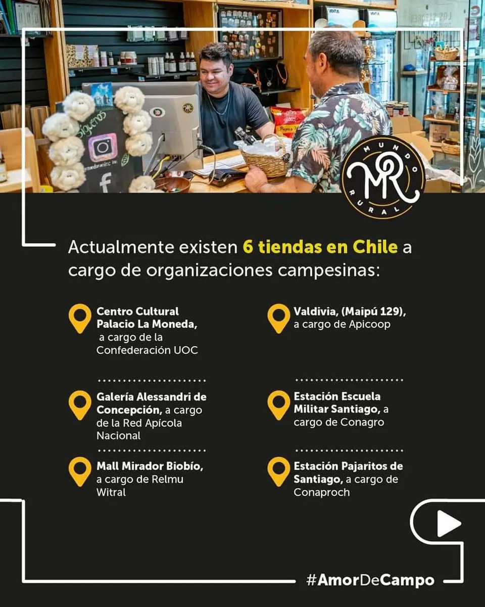 INDAPLosRios's tweet photo. ¿Andas en busca de algún regalo para las fiestas de fin de año?
Visita la Red de Tiendas #MundoRural y conoce la gran variedad de productos campesinos que tenemos. https://t.co/vv62JRJqch