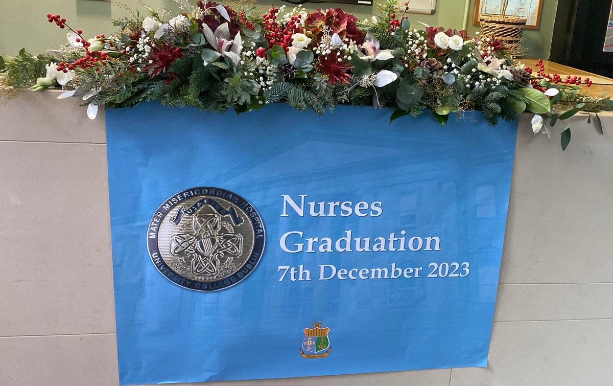 Congratulation to our Nursing Graduates. Wishing you all the best of luck in your future career. @MaterNursing @ucdsnmhs @MaterLearn
