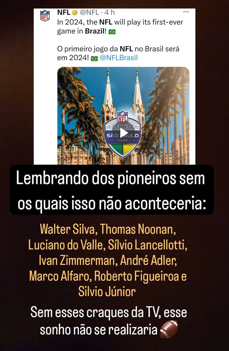 ManchaNFL's tweet photo. Sempre bom fazer justiça...

📺 Silva e Noonan - TV Tupi 1969
📺 Valle e Lancelotti - Band abos 80 e 90
📺 Zimmermann, Adler, Alfaro e Figueiroa - ESPN anos 90 e 2000
📺 Zimmermann e Silvio Júnior - Bandsports anos 2000

#NFLBrasil 
#NFL 
@NFLBrasil https://t.co/a1q1byoBtn