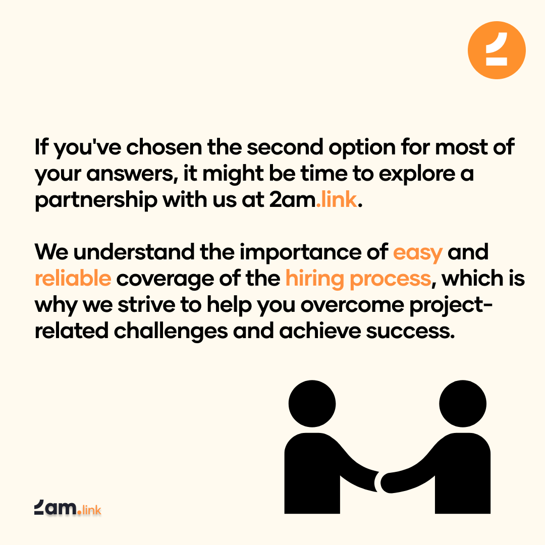 2amlink's tweet photo. Let's play 'Would You Rather' 🤔 
Business Owner Edition!

#business #staffaugmentation #outsourcing #softwaredevelopment #coding #programming https://t.co/5yPFjnzFSg