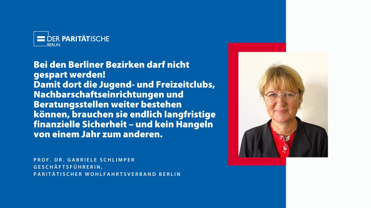Heute wird der Haushalt 24/25 für #Berlin beschlossen. Wir begrüßen, dass sich die Landesregierung zu ihrer Verantwortung bekennt und wichtige soziale Projekte und Einrichtungen weiter finanziert. Doch auch in den Bezirken darf nicht gespart werden! <a href="/spdfraktionbln/">SPD-Fraktion Berlin</a> <a href="/CDUBerlin_AGH/">CDU-Fraktion Berlin</a>