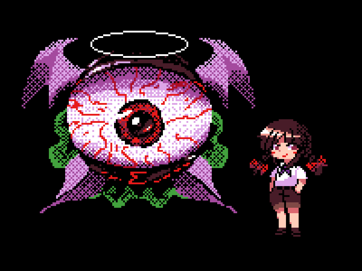 _Menalia_'s tweet photo. #touhouproject #pixelart #pc98 https://t.co/cH9nBGBTsL