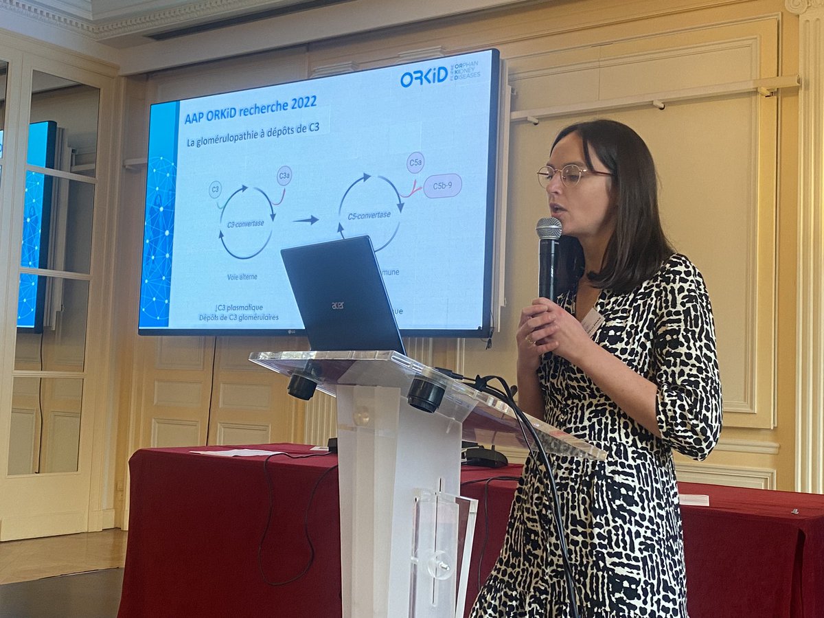 Marie-Sophie Meuleman nous présente l’étude transcriptomique spatiale dans la glomérulopathie à dépôts de C3