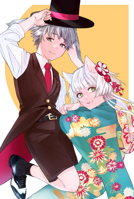 うちのねことうさぎ#oc 