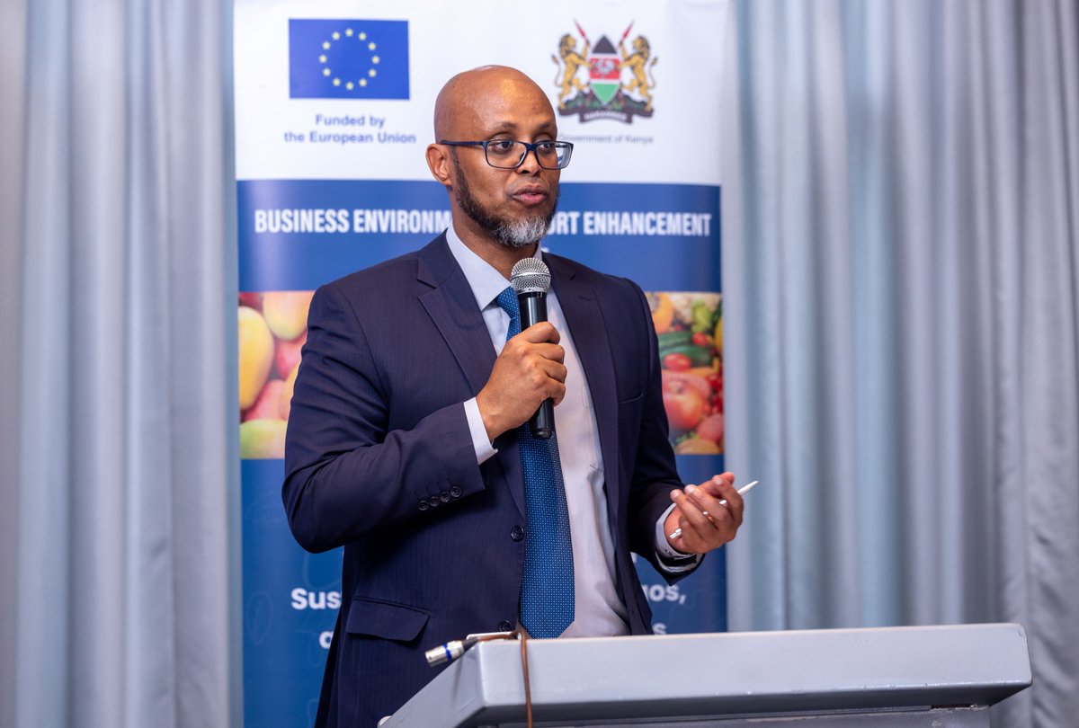 TradeMarkAfrica's tweet photo. Happening today! Stakeholders from the logistics sector are gathered in Nairobi to discuss how Kenya can unlock fresh produce export potential by adopting green practices. The @Trade_EU-funded Business Environment & Export Enhancement Programme #BEEEP is facilitating the meeting. https://t.co/i3GCPVWLQd