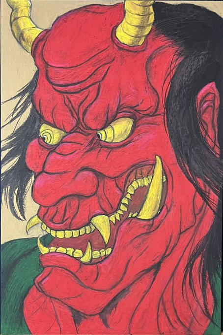 「oni red skin」 illustration images(Latest)