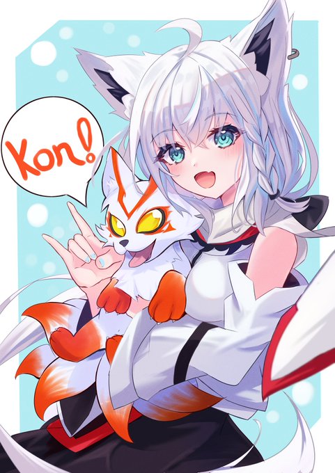 ギーツケミー抱っこフブキちゃんcv担当おめでとうございます!#絵フブキ 