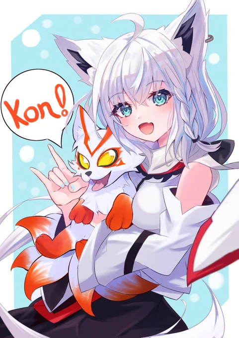 ギーツケミー抱っこフブキちゃんcv担当おめでとうございます!#絵フブキ 