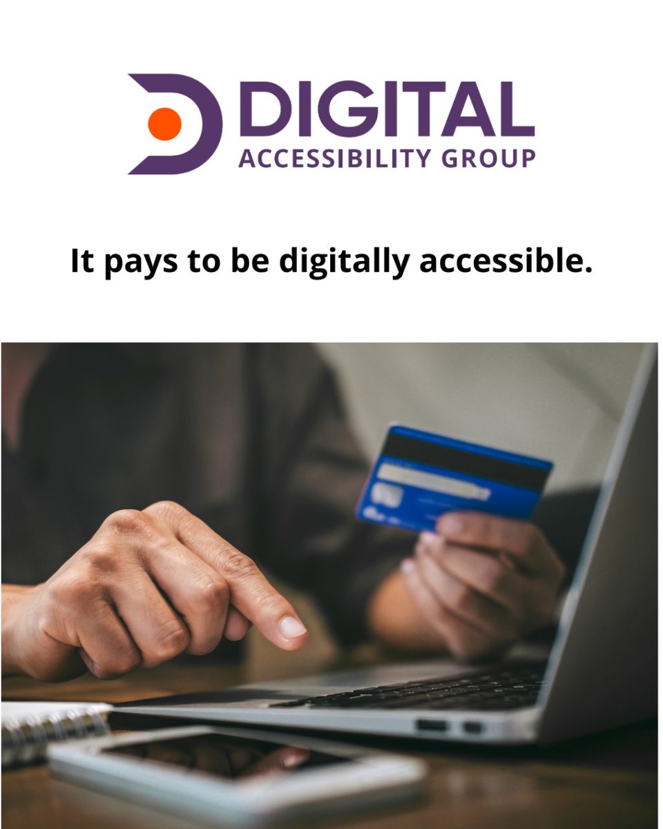 DigitalAcc49715's tweet photo. Can you afford not to be digitally accessible? Accessible digital content can reach wider audiences, increase engagement, create a more inclusive online environment, and help to drive profitability. Find out more on our website!

#DigitalAccessibility 
#Accessibility 
#Inclusion https://t.co/WBfoFpXuKm