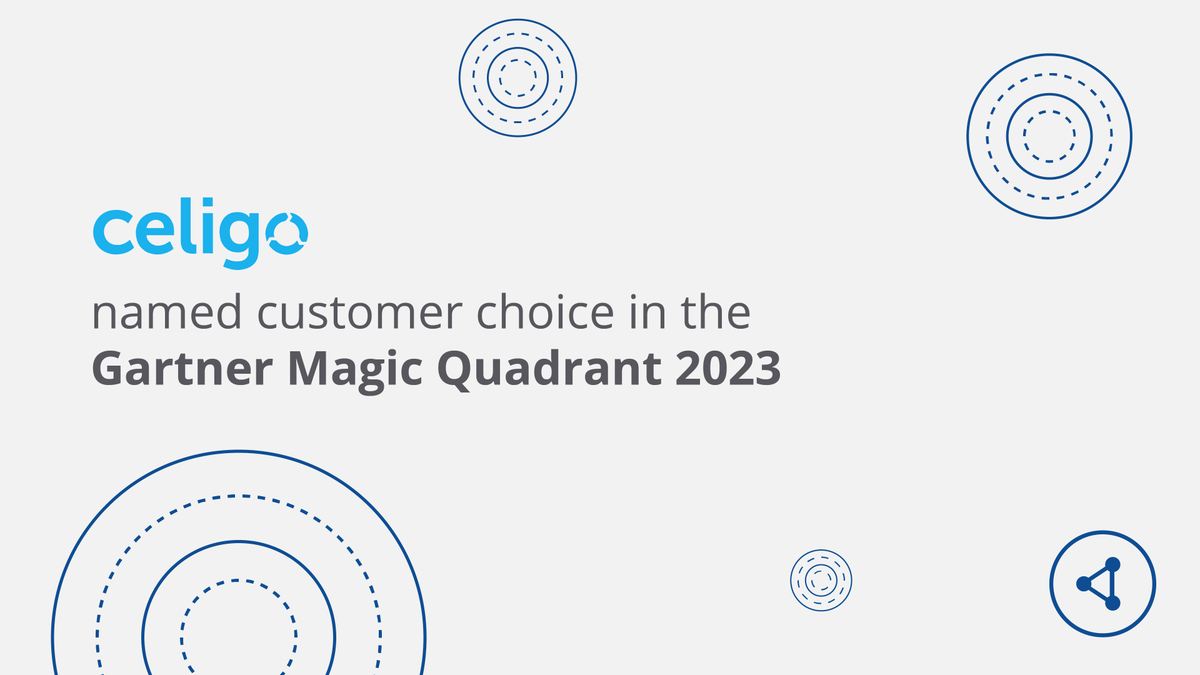 Celigo has been named customer choice in this year's Gartner Magic Quadrant for Integration Platform as a Service.

To view the full report click the link here: hubs.la/Q02d2hKd0

#celigo #ipaas #gartner #customer