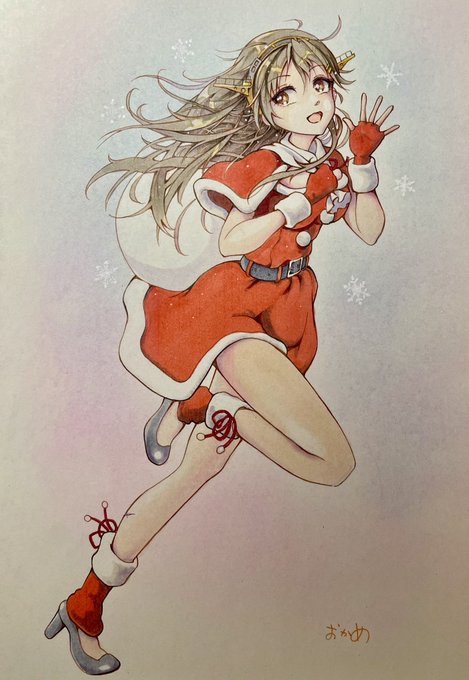 「髪飾り サンタ服」のTwitter画像/イラスト(新着)｜3ページ目