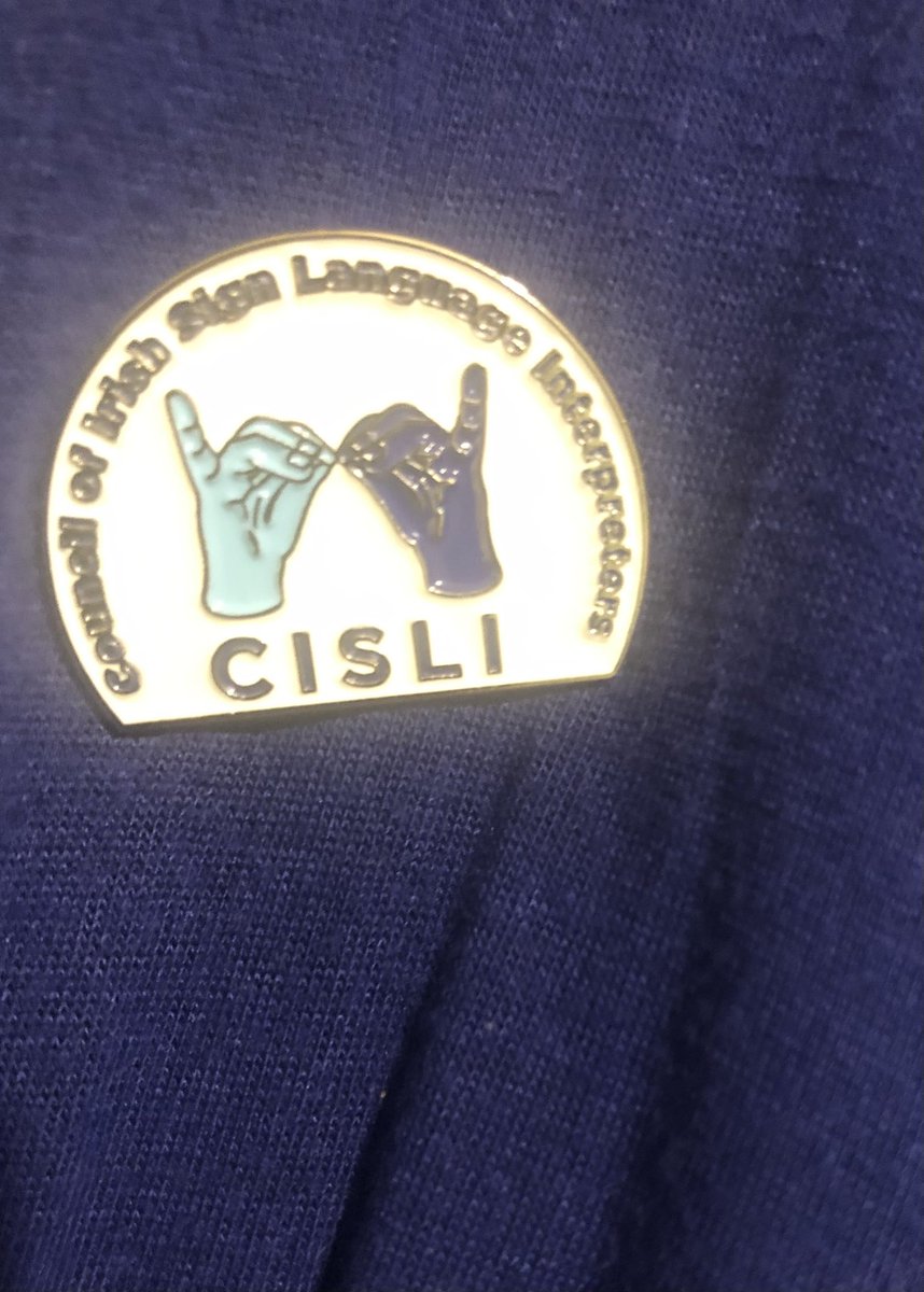 bfergusonkf's tweet photo. Let’s go #NationalISLDay!14th December celebrates the day ISL was recognised as the third official language of the state with the passing of the Irish Sign Language Act (2017). Blue is the international colour for Deaf people. Thanks for the pin @cisli_ireland 💙#CISLI #YesToISL https://t.co/9RRGjkr4FW