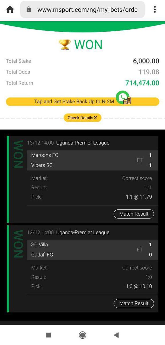 pakinyemi299's tweet photo. Congratulation to me, you actually make it works for me thanks this is so amazing wins @sure_odds02

Chukwueze Aunty Esther #AguShowmax Twe Twe Big Wiz Room 404 Aunty Esther Impeachment Iyabo Ojo Doyin Wike Igando Pastor Chris https://t.co/Ff67oyOS85