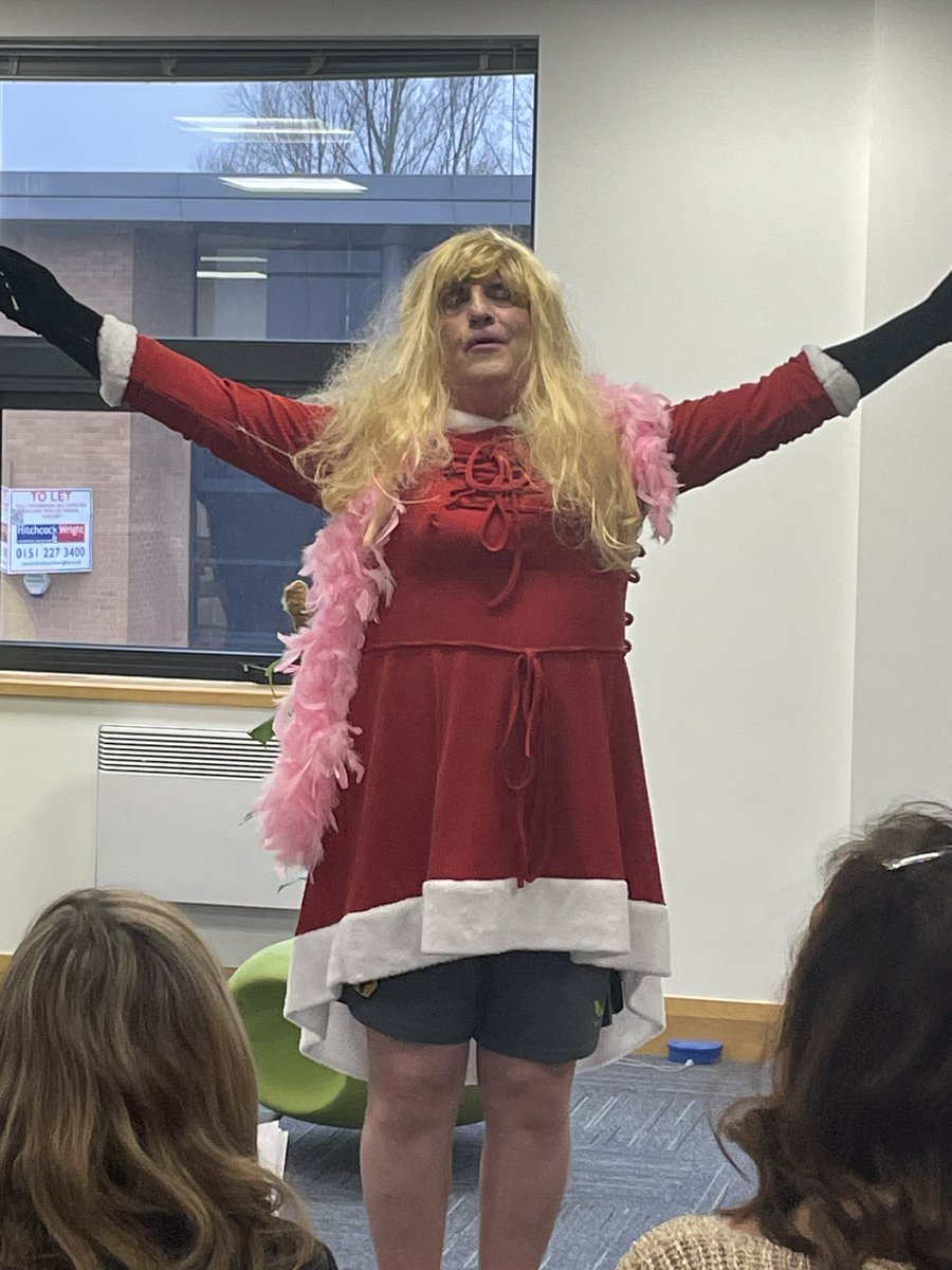 openawards's tweet photo. The Open Awards Christmas Panto is going well…. 👍😂💜 https://t.co/wUQP2RHzQq