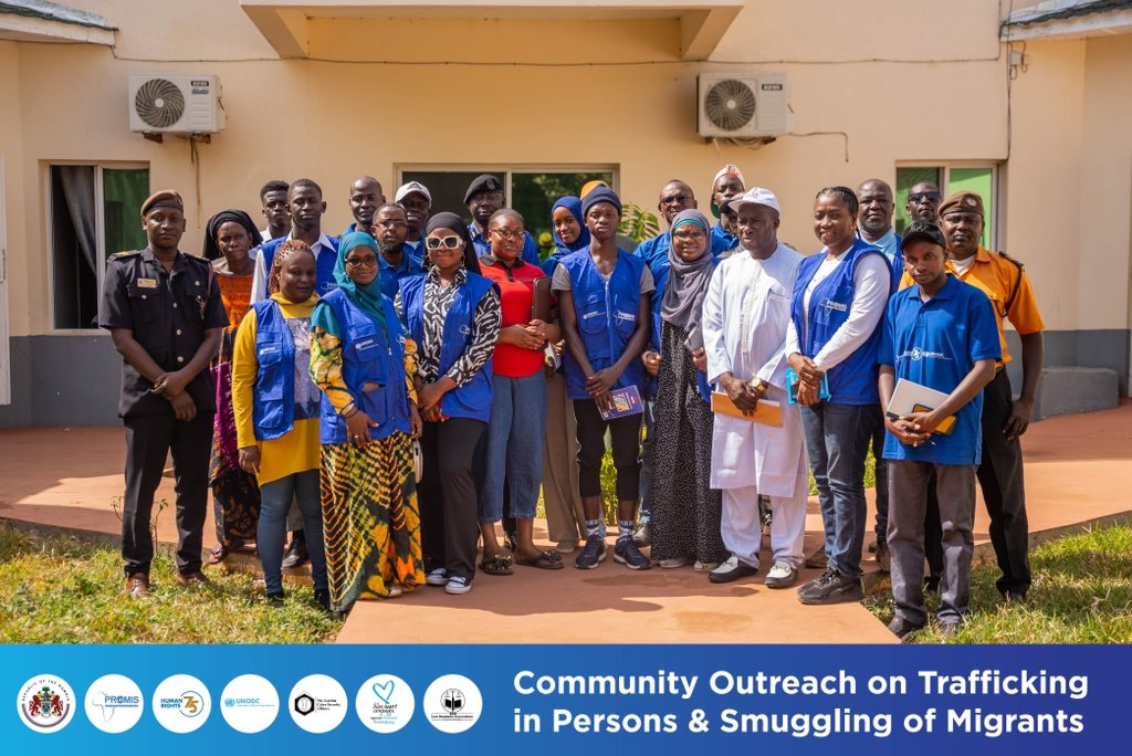 stateofmic's tweet photo. We are currently supporting @TIPSOM_WCA #UNDOC 🇬🇲 with communication and visibility on its nationwide outreach on trafficking in persons and smuggling of migrants. This caravan is crucial and timely because these are human rights violations that need to be curbed. Collectively, we can put a stop to such menace.
