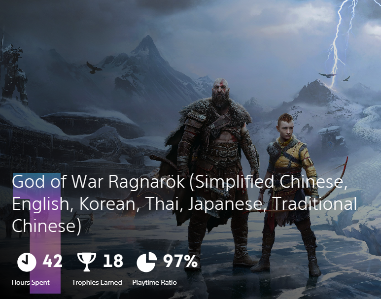 God of War Ragnarök (Simplified Chinese, English, Korean, Thai