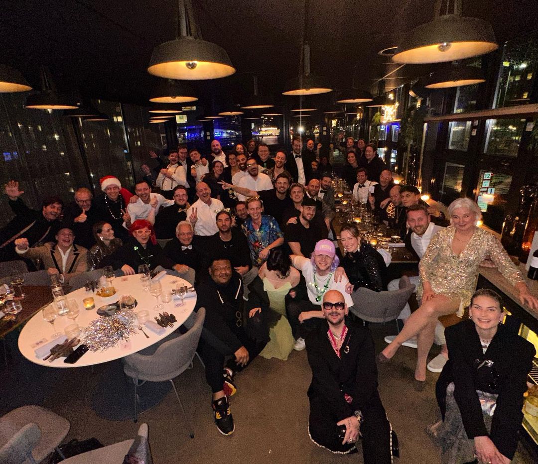 MartinGarrix's tweet photo. HAPPY HOLIDAYS FROM TEAM GARRIX!!! a lot of people only see the artist on stage but without these people working 24/7 in the background I would be nothing! ❤️❤️❤️❤️ very grateful https://t.co/QQ7RkvX4uU