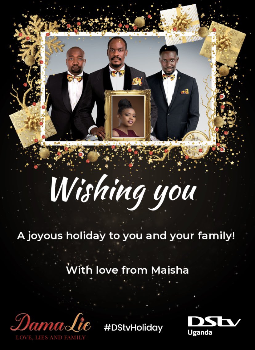 LynMaisha's tweet image. The #DstvHoliday brings you something interesting this festive season🎄 

Create a card from the various local tv shows with a customized message to share with your loved ones. 

Visit dstv.com/pearlmagicprim… to create yours. 

#ItsYourMoment