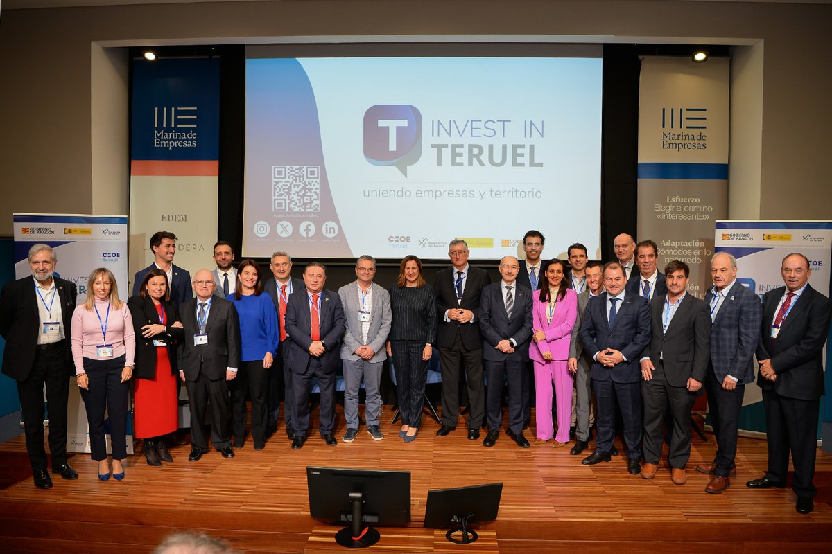 investinteruel's tweet photo. 👏 ¡Muchas gracias a todas las personas que nos acompañaron ayer en el acto "Invest in Teruel. Uniendo empresas y territorio"!

#investinteruel #Teruel #inversiones #inversores #empresas #empresarios #economía https://t.co/LKD3gdgHgf
