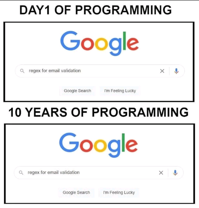 VirtualGravity3's tweet photo. Intern 🤝 seniordeveloper  #memes #programming #itbusiness #programmingmemes https://t.co/872heBdasZ
