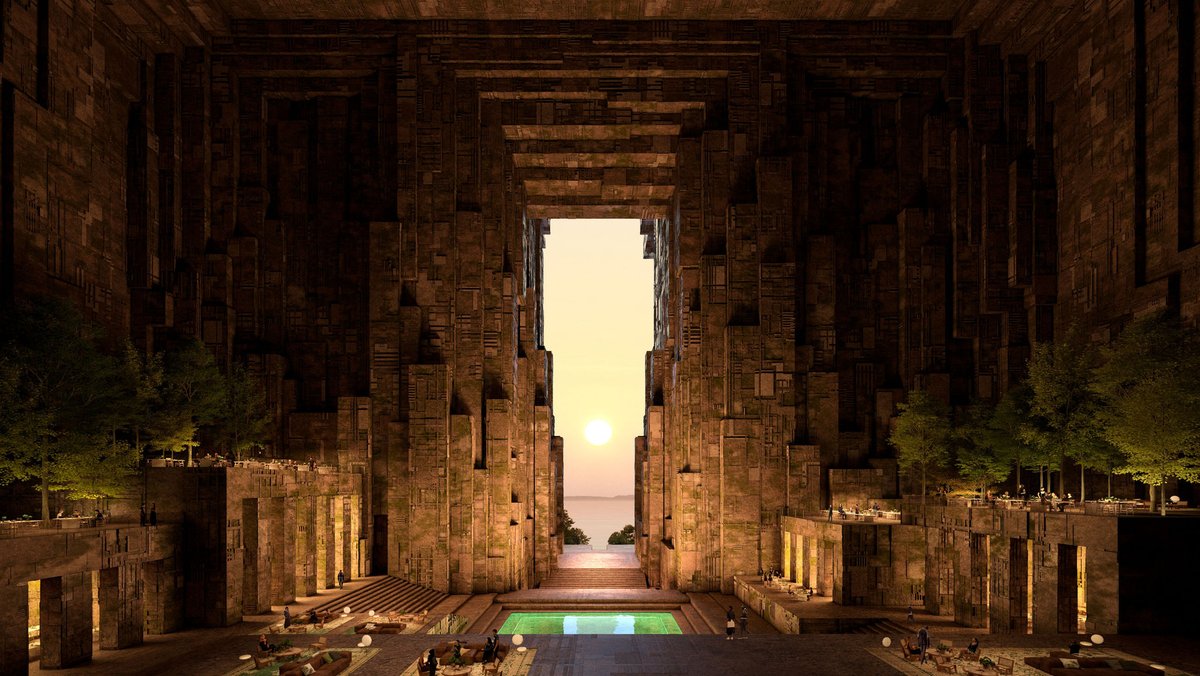InfoblazeKSA's tweet photo. NEOM announces UTAMO, its immersive destination for #art & #entertainment
#UTAMO @NEOM
#GulfofAqaba
#SaudiArabia #Infrastructure #EventSpace #Sustainability
#GCC #MiddleEast
https://t.co/OWuyM1qzwq https://t.co/WRbRB1Dtx8